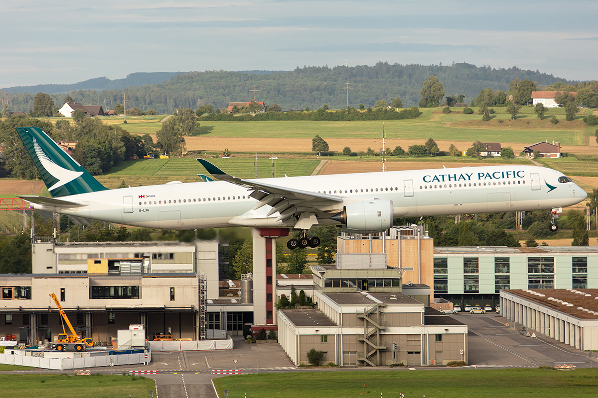 Cathay Pacific, B-LXG, Airbus, A350-1041, 17.08.2019, ZRH, Zürich, Switzerland




