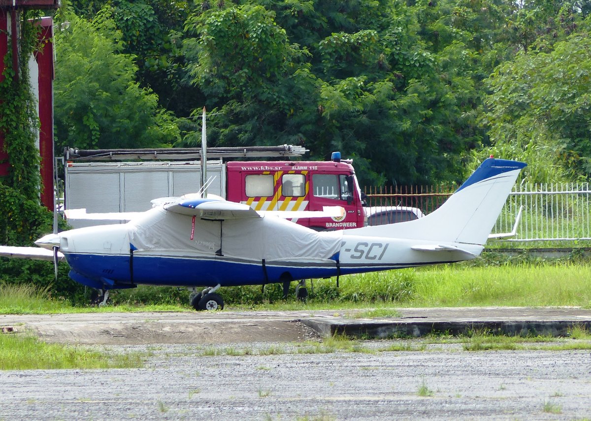 Cessna 210M Centurion, PZ-SCI, Zorg en Hoop Airport Paramaribo (ORG), 26.5.2017