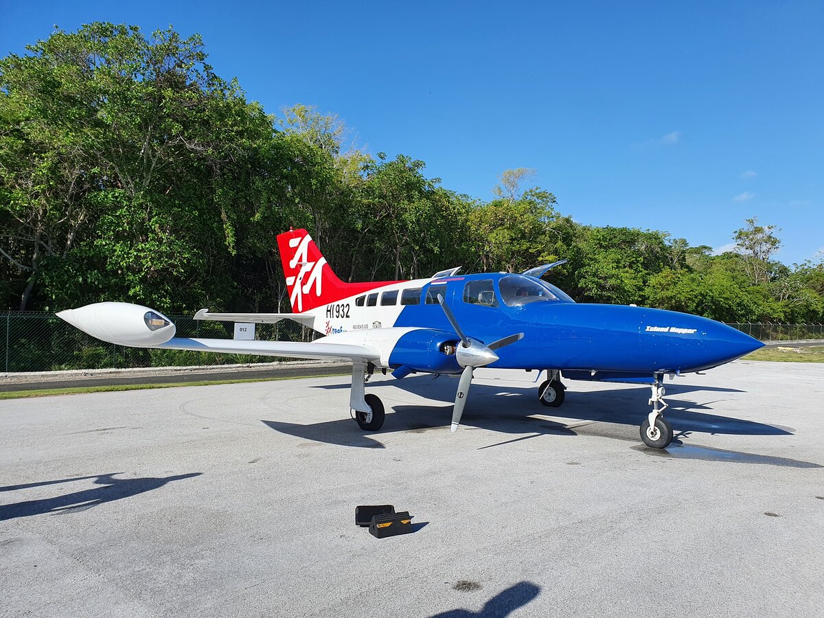 Cessna 402 B, HI 932, Punta Cana International Airport ( PUJ/MDPC ), 7.5.2021