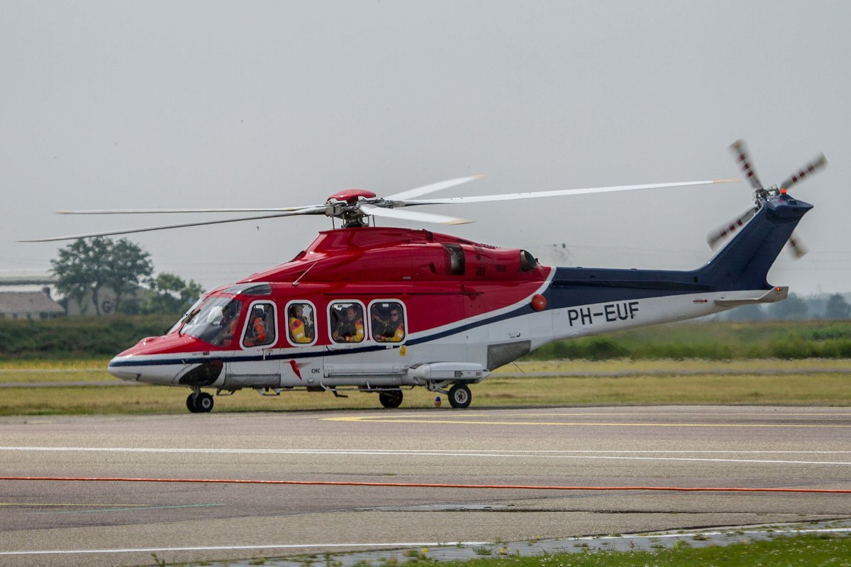 CHC Helicopters Netherlands, PH-EUF, Agusta-Westland, AW-139, 21.06.2016, EHKD-DHR, Den Helder, Netherlands 