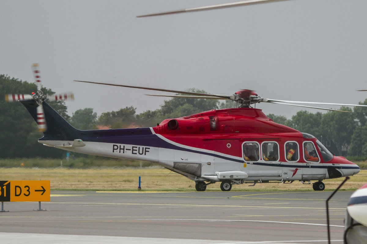 CHC Helicopters Netherlands, PH-EUF, Agusta-Westland, AW-139, 21.06.2016, EHKD-DHR, Den Helder, Netherlands 
