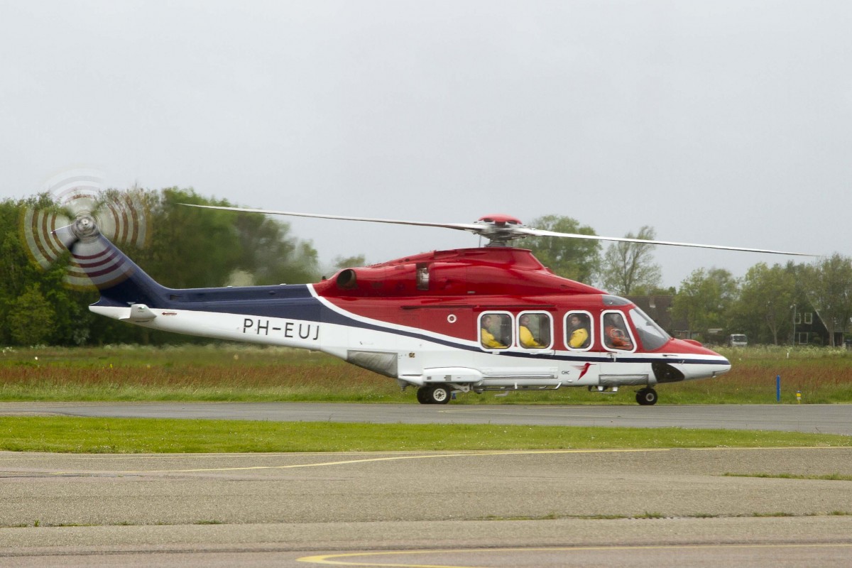 CHC Helicopters Netherlands, PH-EUJ, Agusta-Westland, AW-139, 08.05.2014, EHKD-DHR, Den Helder, Netherlands