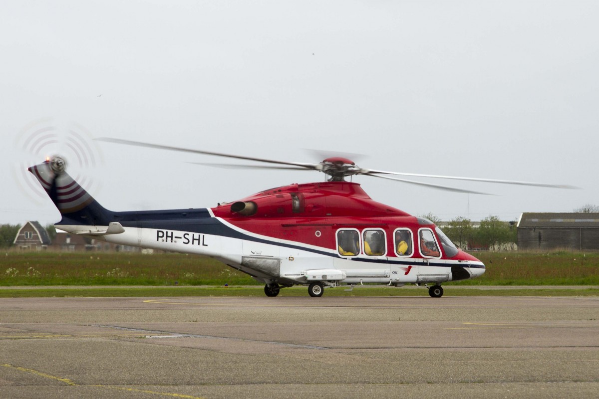 CHC Helicopters Netherlands, PH-SHL, Agusta-Bell, AB-139, 08.05.2014, EHKD-DHR, Den Helder, Netherlands
