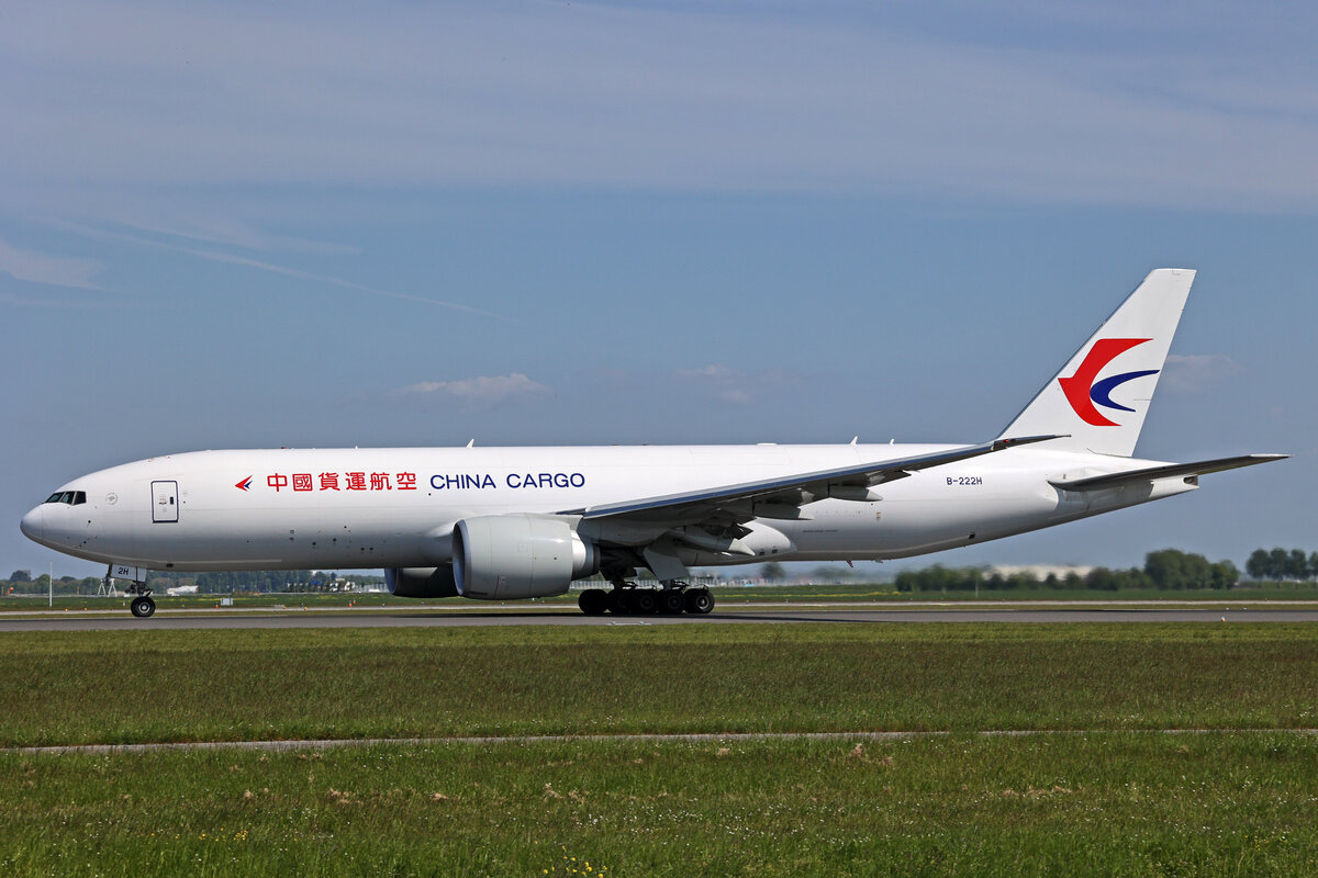 China Cargo Airlines, B-222H, Boeing B777-F, msn: 67769/1717, 19.Mai 2023, AMS Amsterdam, Netherlands.