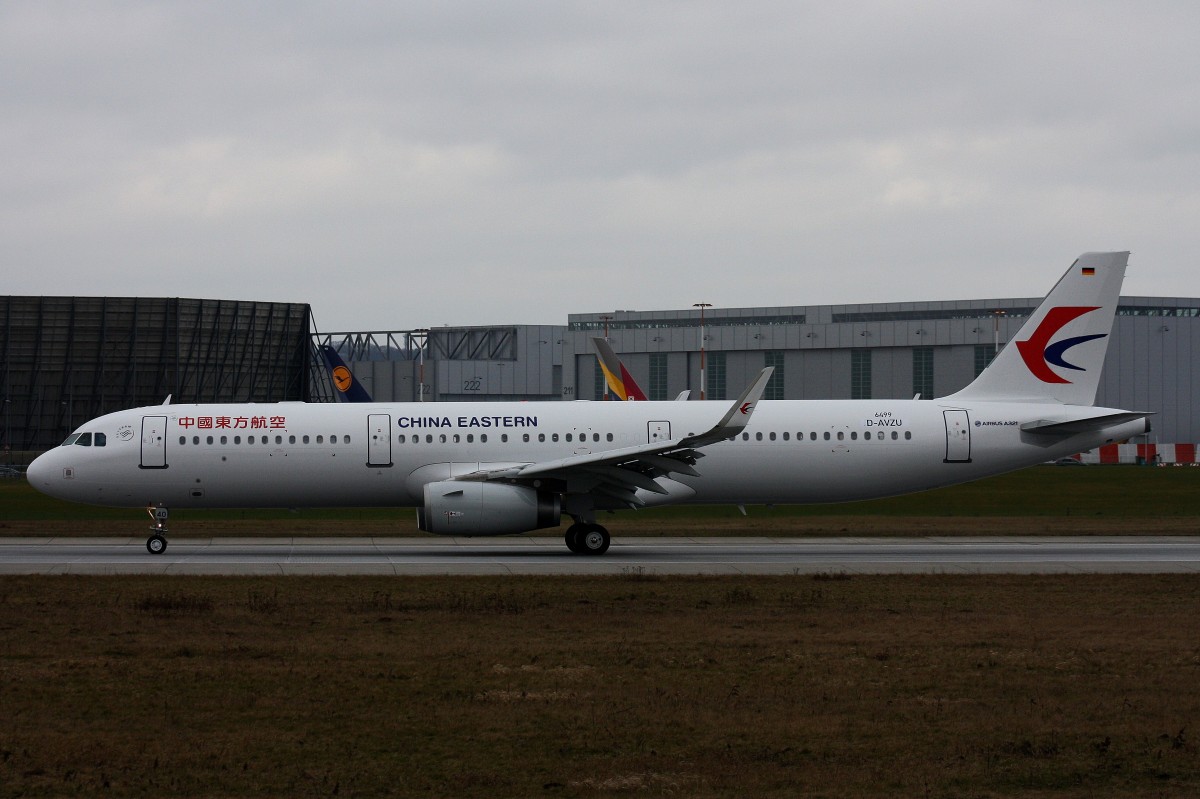 China Eastern Airlines,D-AVZU,Reg.B-1640,(c/n 6499),Airbus A321-231(SL),24.02.2015,XFW-EDHI,Hamburg-Finkenwerder,Germany