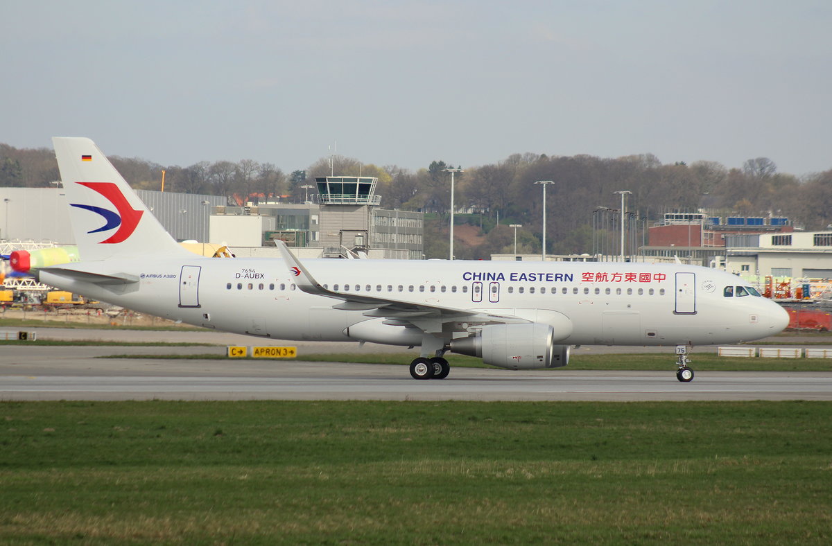 China Eastern, D-AUBX, Reg.B-8975,MSN 7654,Airbus A 320-214(SL), 04.04.2017, XFW-EDHI, Hamburg-Finkenwerder, Germany 
