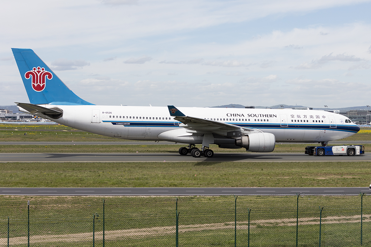 China Southern Airlines, B-6526, Airbus, A330-223, 28.04.2018, FRA, Frankfurt, Germany 




