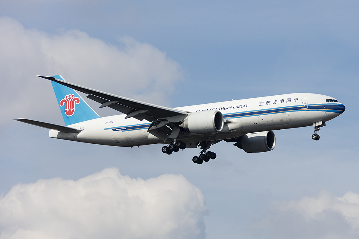 China Southern Cargo, B-2072, Boeing, B777-F1B, 24.03.2018, FRA, Frankfurt, Germany 


