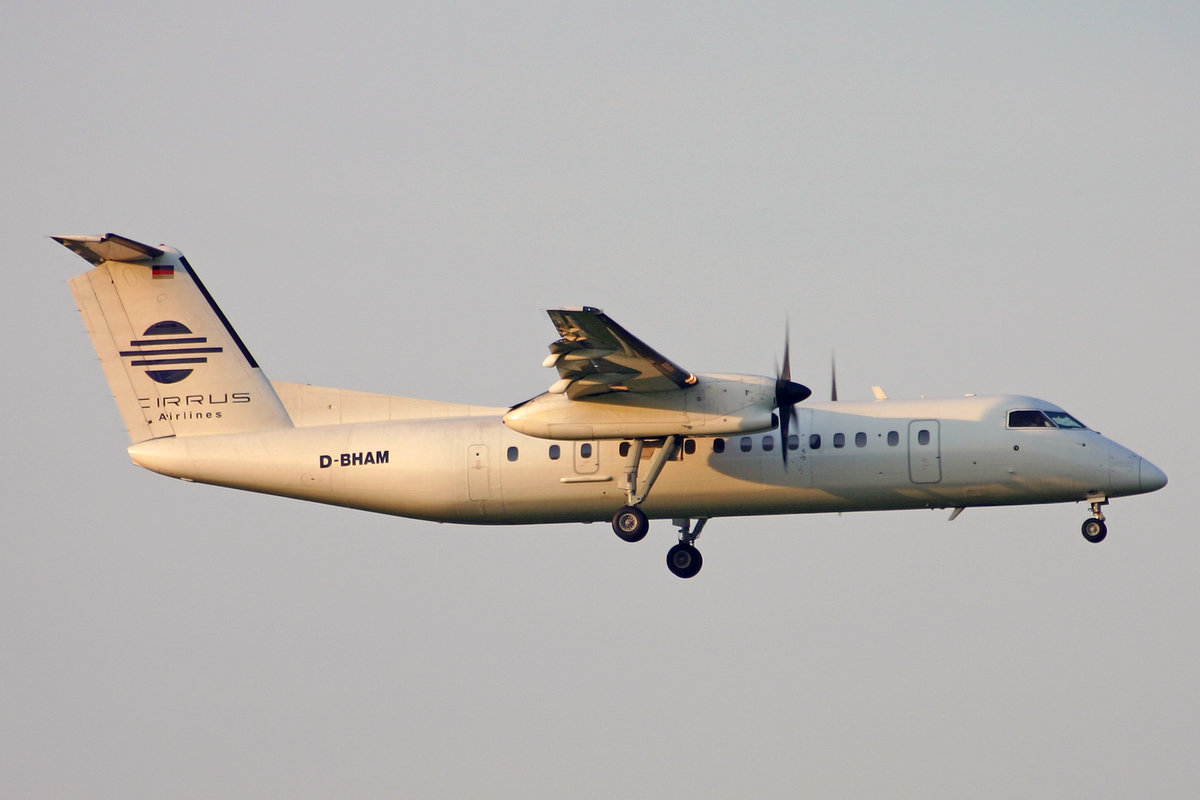 Cirrus Airlines, D-BHAM, Bombardier DHC-8 314, msn: 313, 04.Mai 2006, ZRH Zürich, Switzerland.