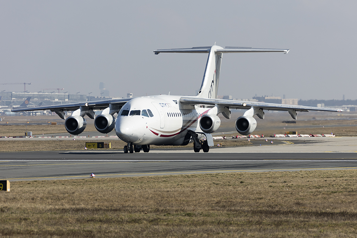 City Jet, EI-RJR, BAe, Avro RJ-85, 24.03.2018, FRA, Frankfurt, Germany 



