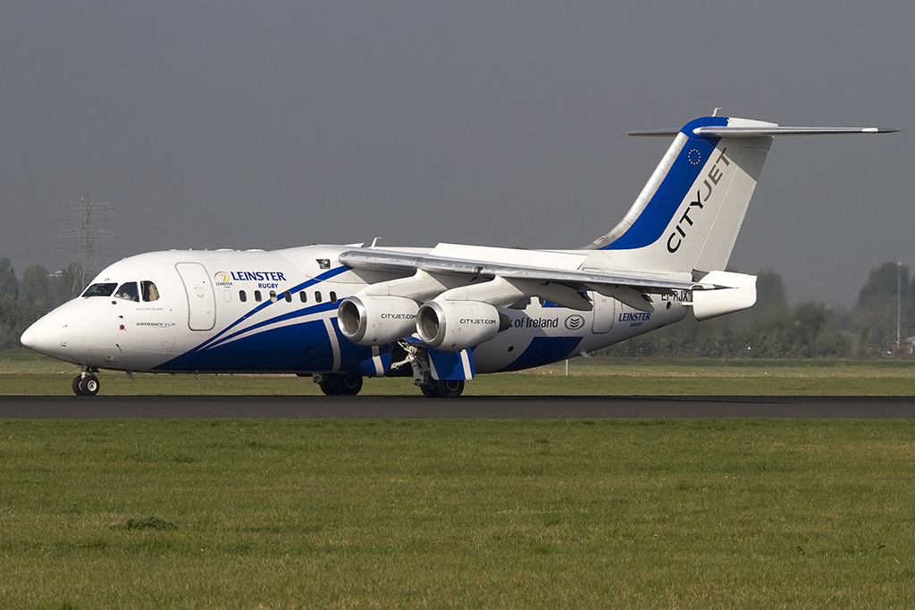 City Jet, EI-RJX, BAe, ARJ-85, 07.10.2013, AMS, Amsterdam, Netherlands 



