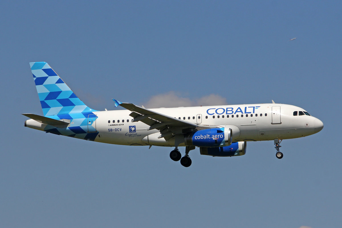 Cobalt Air, 5B-DCV, Airbus A319-132, msn: 2032, 09.Juli 2018, ZRH Zürich, Switzerland.