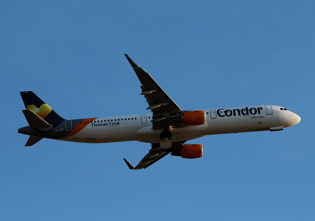 Condor A 321-211 D-AIAF beim Start in Berlin-Schnefeld(BER) am 06.06.2015