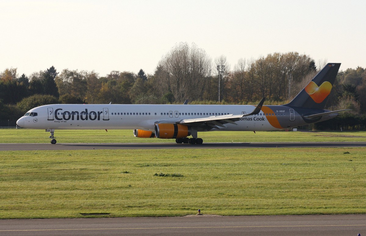 Condor, D-ABOF, (c/n 29013),Boeing 757-330, 02.11.2014, HAM-EDDH, Hamburg, Germany 