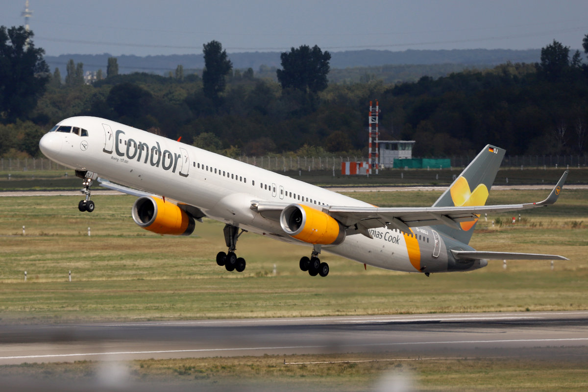 Condor, D-ABOJ, Boeing, 757-330 wl, DUS-EDDL, Düsseldorf, 21.08.2019, Germany 