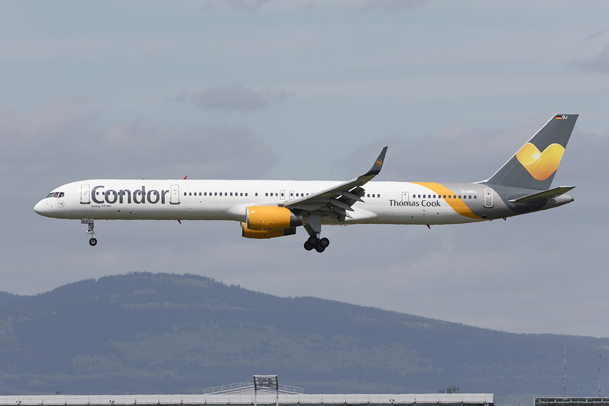 Condor, D-ABOJ, Boeing, B757-330, 28.04.2018, FRA, Frankfurt, Germany 


