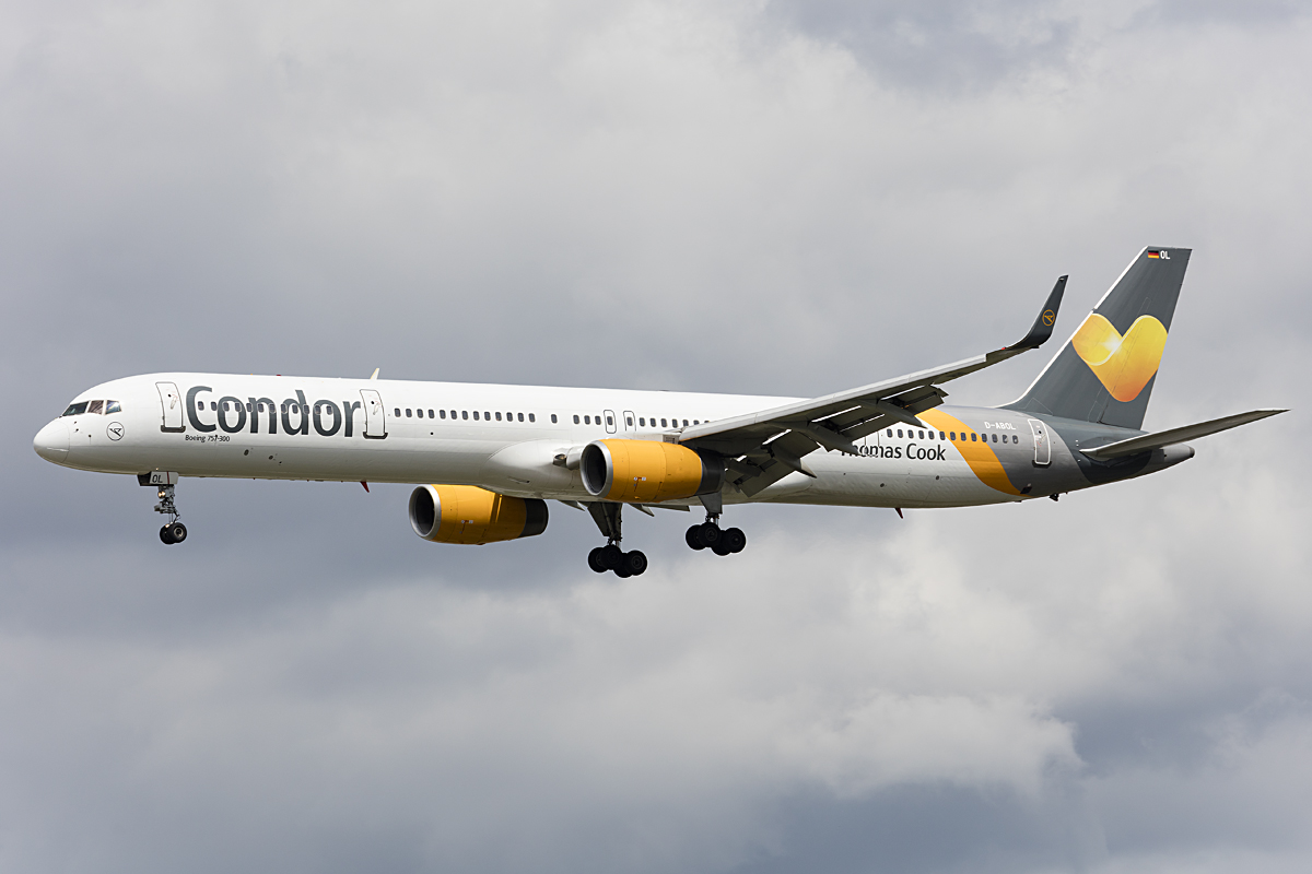 Condor, D-ABOL, Boeing, B757-330, 21.05.2016, FRA, Frankfurt, Germany




