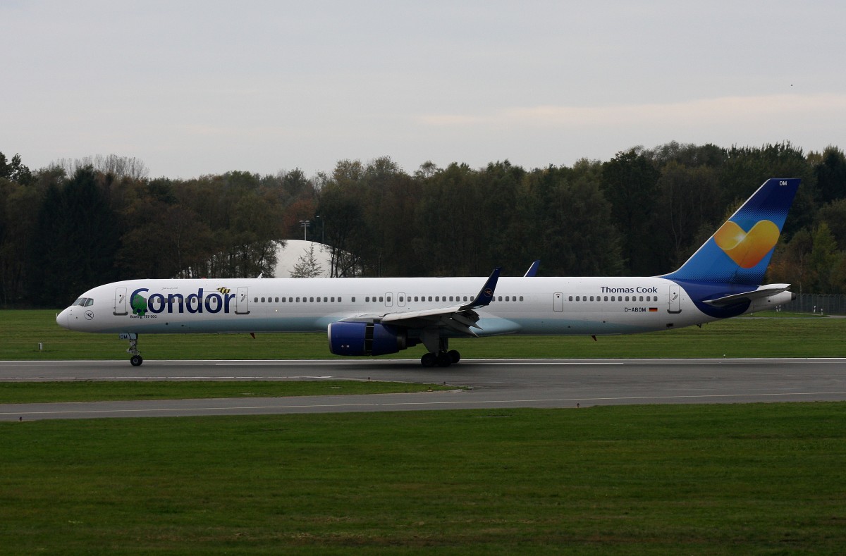 Condor, D-ABOM, (c/n 29022),Boeing 757-330, 26.10.2014,HAM-EDDH, Hamburg, Germany 