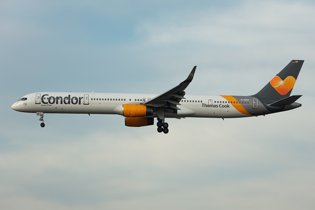 Condor, D-ABOP, Boeing, B757-3CQ, 24.11.2019, FRA, Frankfurt, Germany





