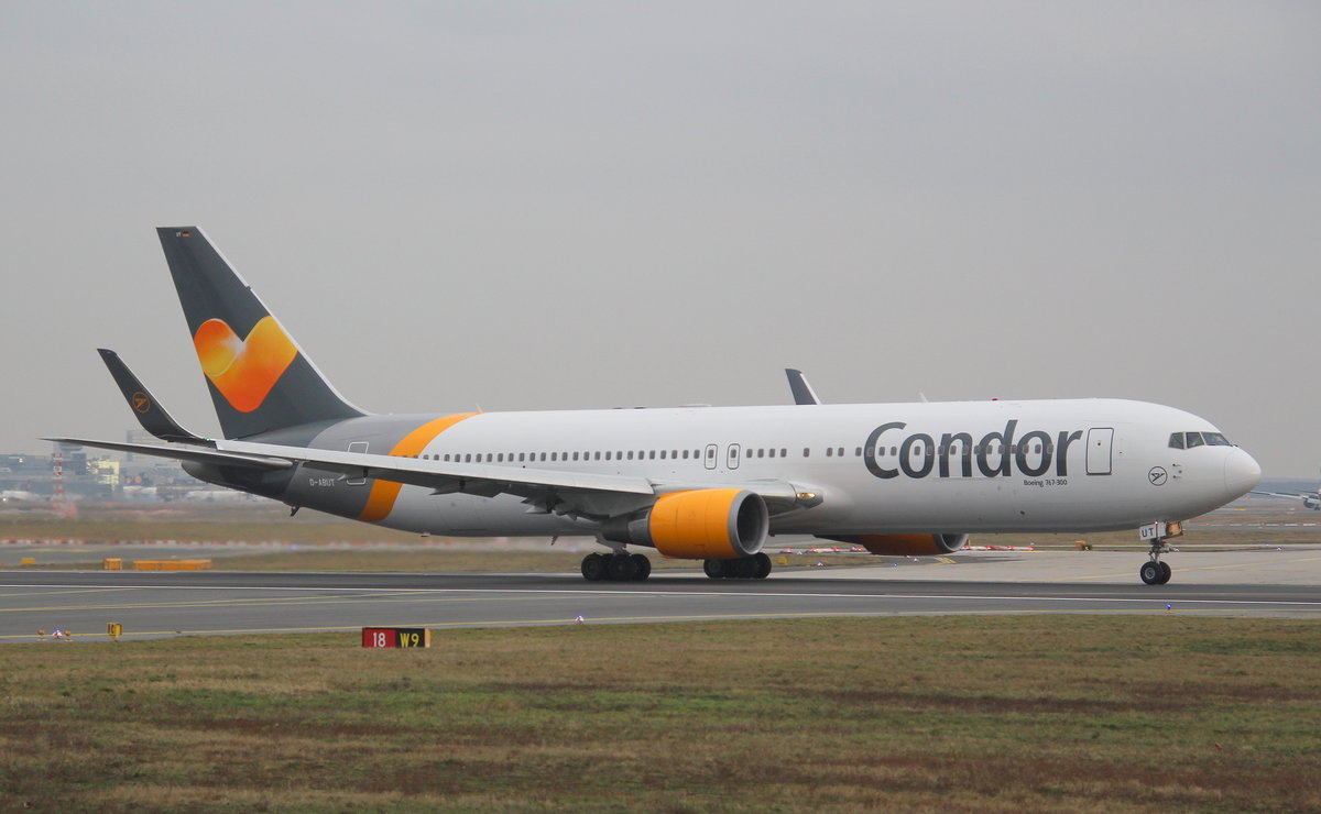 Condor, D-ABUT,MSN 29383, Boeing 767-3Q8(ER), 13.01.2018, FRA-EDDF, Frankfurt, Germany 