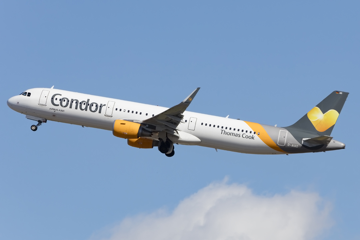 Condor, D-AIAD, Airbus, A321-211, 24.04.2016, PMI, Palma de Mallorca, Spain



