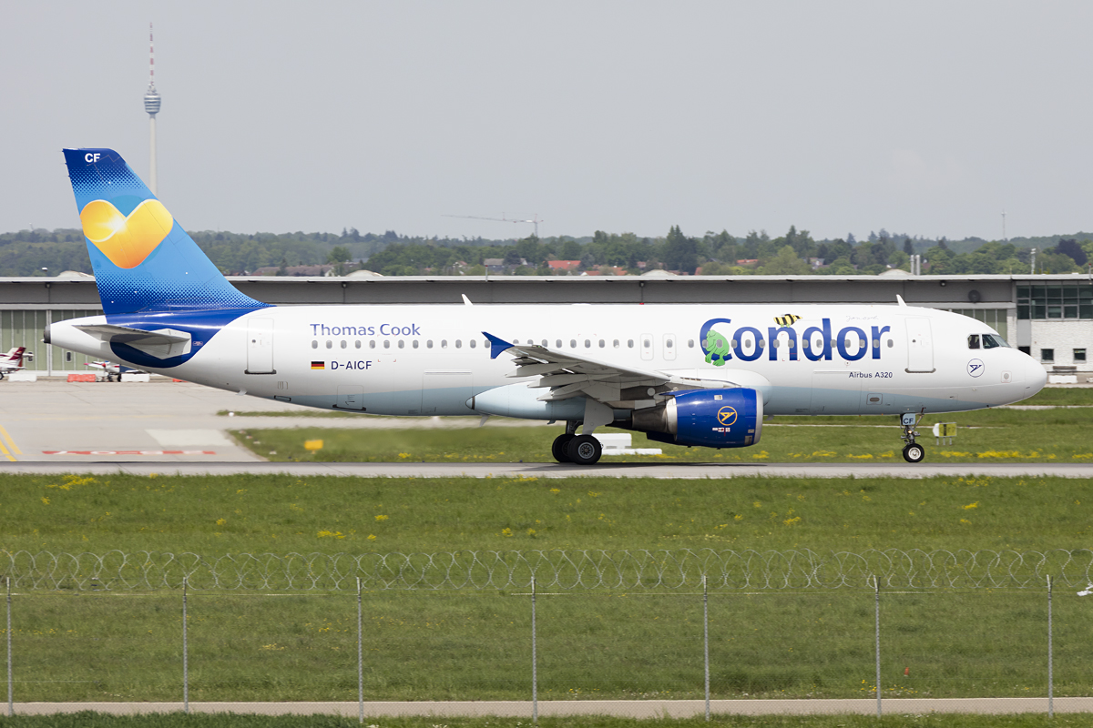 Condor, D-AICF, Airbus, A320-212, 11.05.2016, STR, Stuttgart, Germany




