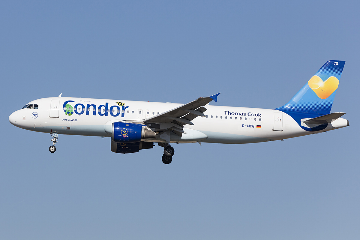 Condor, D-AICG, Airbus, A320-212, 14.10.2018, FRA, Frankfurt, Germany 


