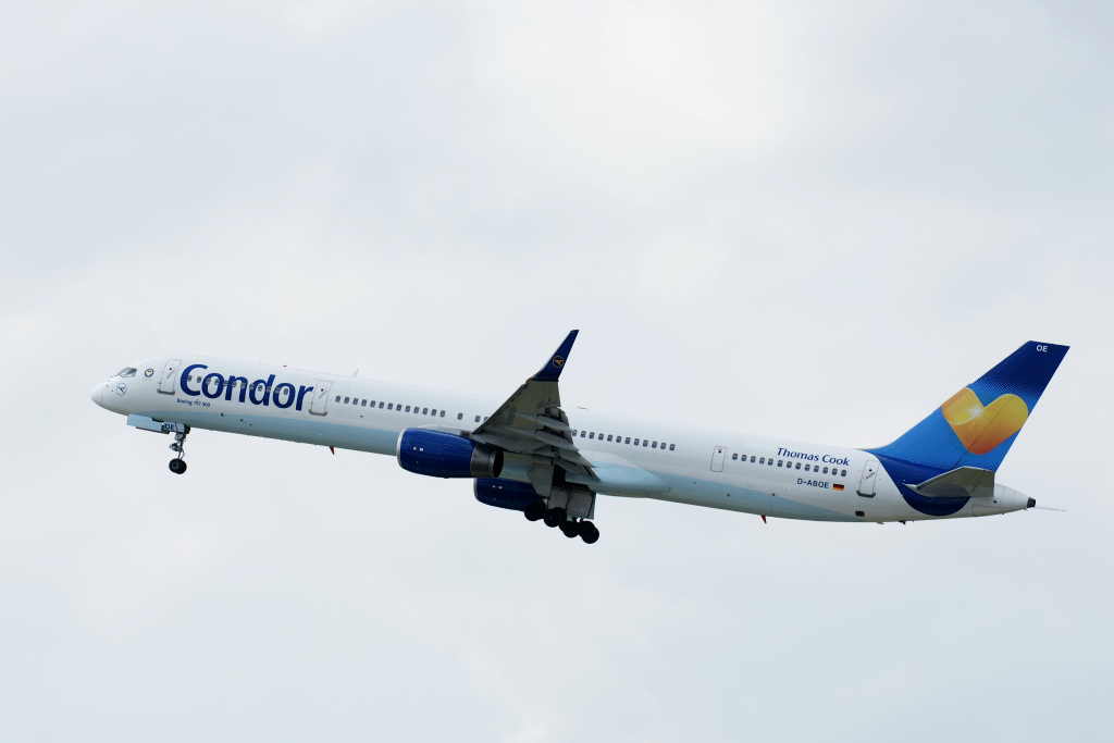 Condor Flugdienst Boing B757-330 D-ABOE EDDL-DUS, 14.06.2015