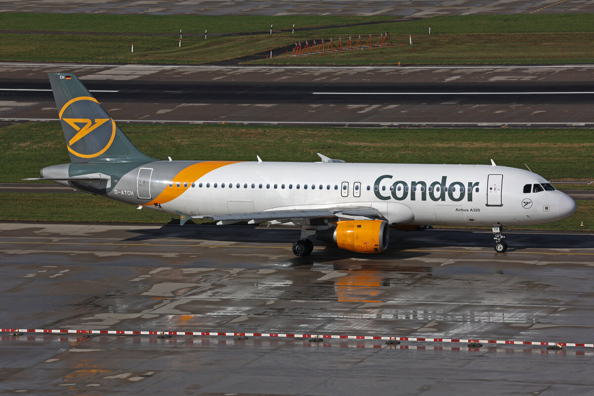 Condor Flugdienst, D-ATCH, Airbus A320-212, msn: 1437, 14.Oktober 2023, Zürich ZRH, Switzerland.