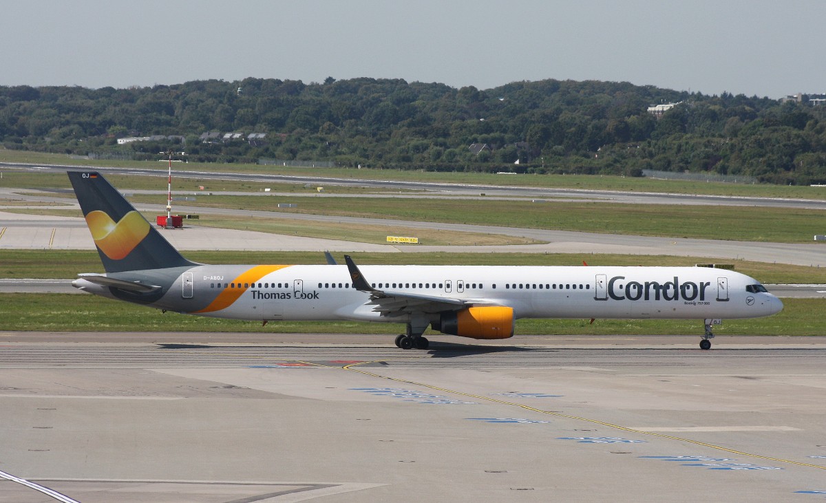 Condor,D-ABOJ,(c/n 29019),Boeing 757-330,28.08.2014,HAM-EDDH,Hamburg,Germany