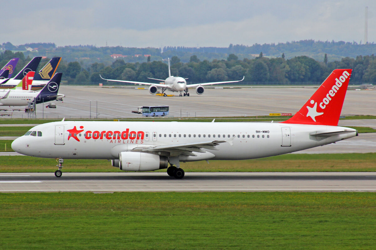 Corendon Air (Operated by Malta Medair), 9H-MMO, Airbus A320-232, msn: 3577, 11.September 2022, MUC München, Germany.