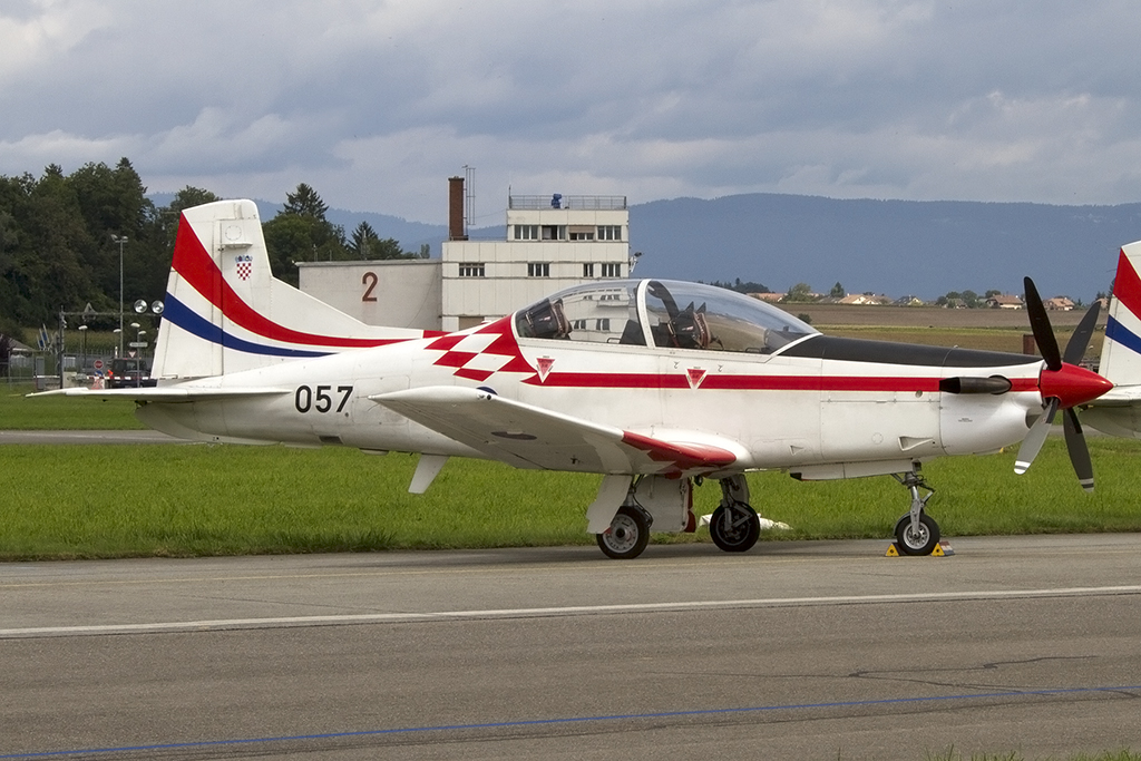 Croatia Air Force, 057, Pilatus, PC-9, 29.08.2014, LSMP, Payerne, Switzerland 




