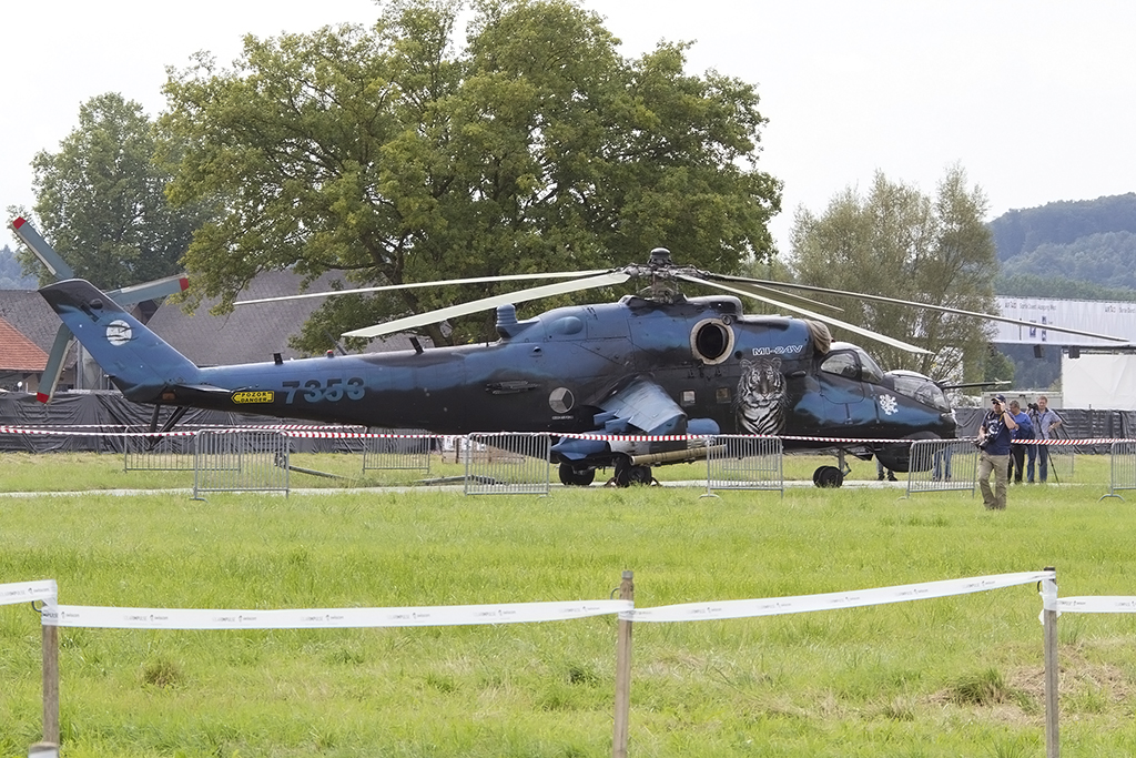 Czech Air Force, 7353, Mil, Mi-24 Hind, 29.08.2014, LSMP, Payerne, Switzerland 






