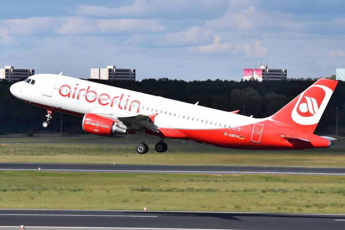 D-ABFH Air Berlin Airbus A320-214  , TXL , 22.09.2017