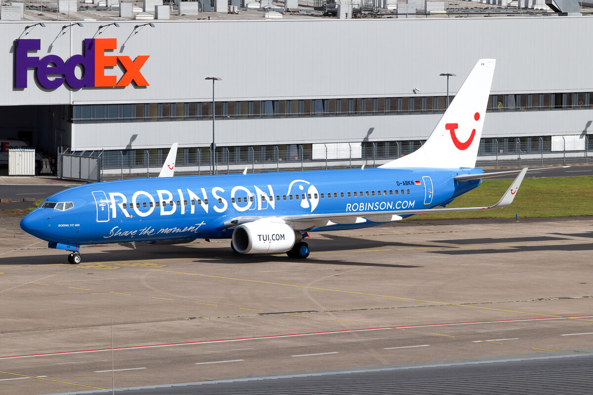 D-ABKN, Boeing 737-800 TUIFly Robinson c/s, CGN, 29.05.2021