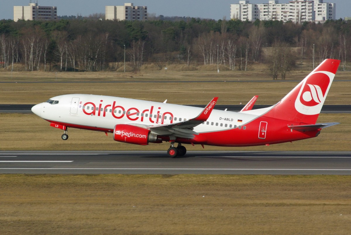 D-ABLD Air Berlin Boeing 737-76J(WL)   17.02.2014  Berlin-Tegel