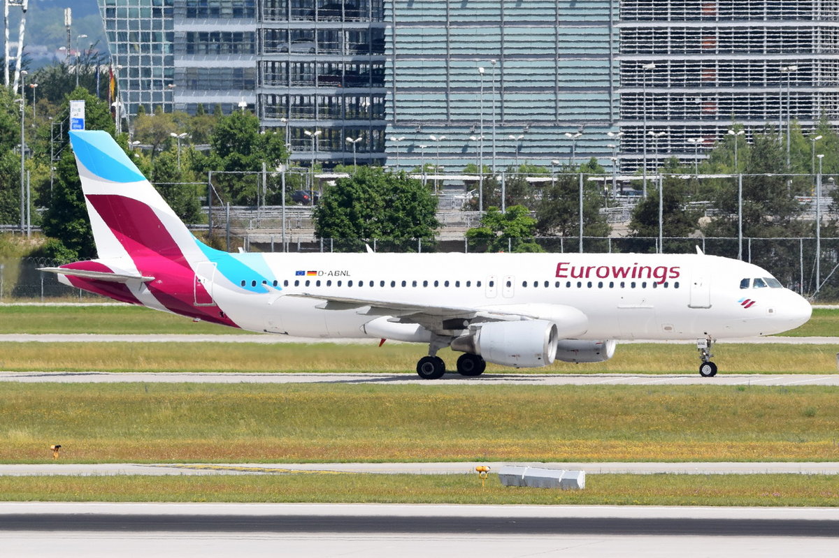 D-ABNL Eurowings Airbus A320-214  , MUC , 18.06.2017