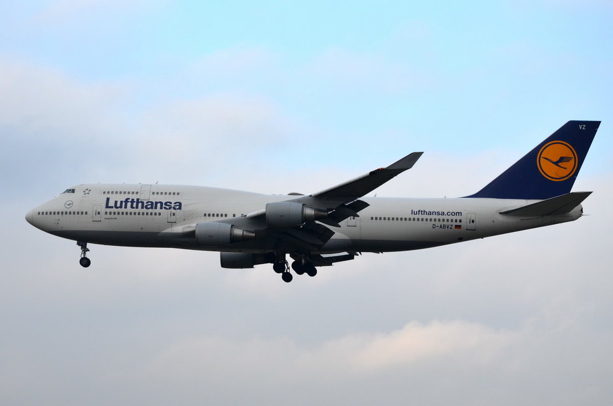 D-ABVZ Lufthansa Boeing 747-430  Niedersachsen   , FRA , 07.12.2017