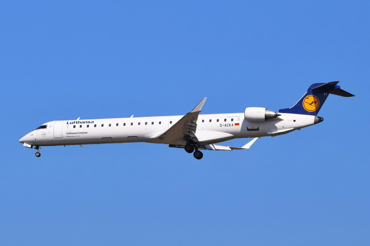 D-ACKA Lufthansa CityLine Bombardier CRJ-900LR (CL-600-2D24) , MUC , 30.03.2019 