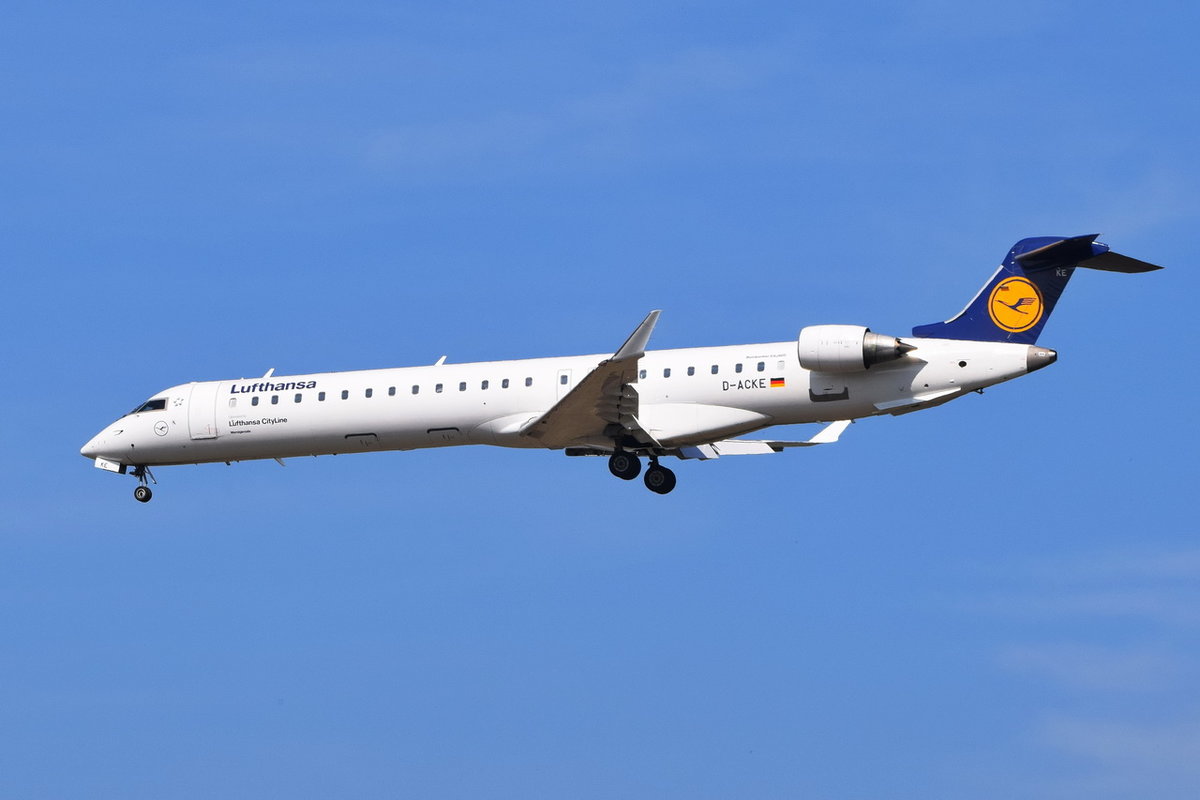 D-ACKE Lufthansa CityLine Bombardier CRJ-900LR (CL-600-2D24) , 30.03.2019 , MUC