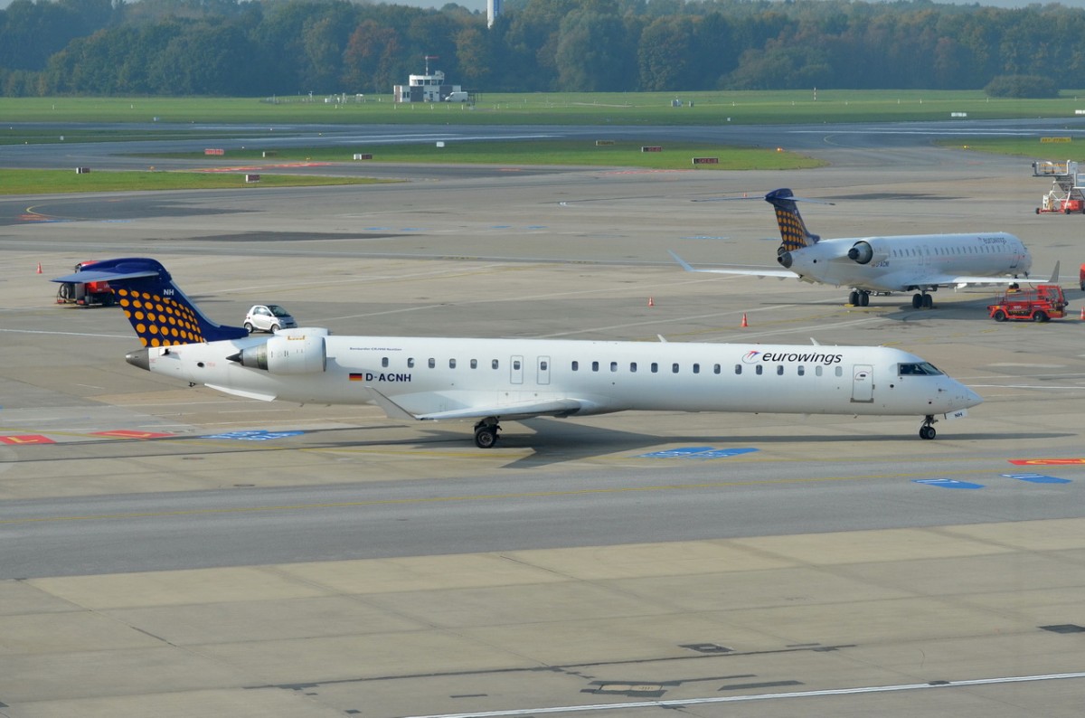 D-ACNH Eurowings Canadair CL-600-2D24 Regional Jet CRJ-900LR   am 20.10 2015 in Hamburg