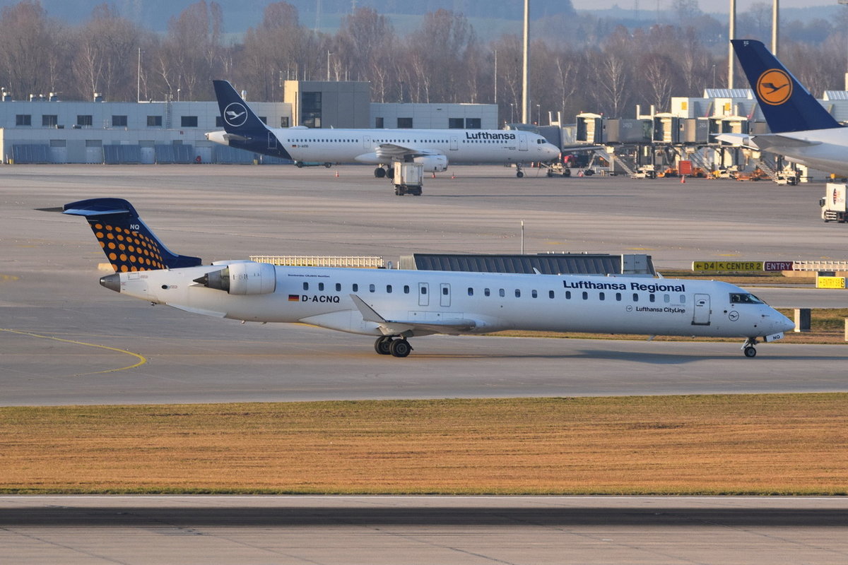 D-ACNQ Lufthansa CityLine Bombardier CRJ-900LR (CL-600-2D24)  , 29.03.2019 , MUC
