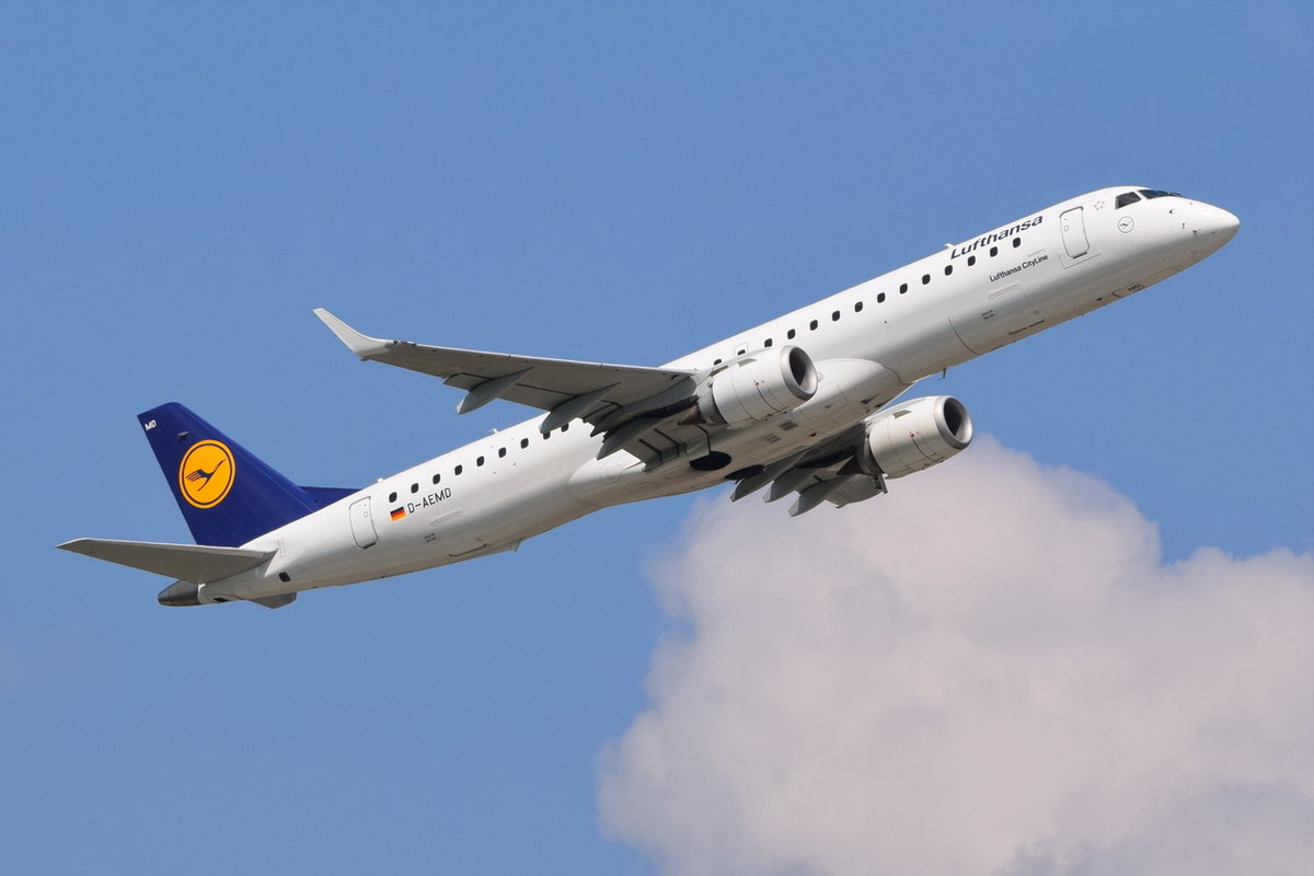 D-AEMD Lufthansa CityLine Embraer ERJ-195LR (ERJ-190-200 LR)  , MUC , 12.05.2018