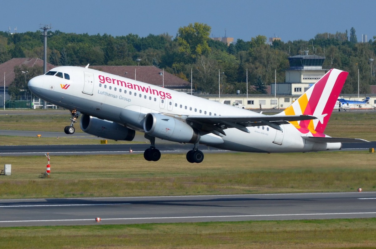 D-AGWI Germanwings Airbus A319-132   gestartet in Tegel am 08.09.2014