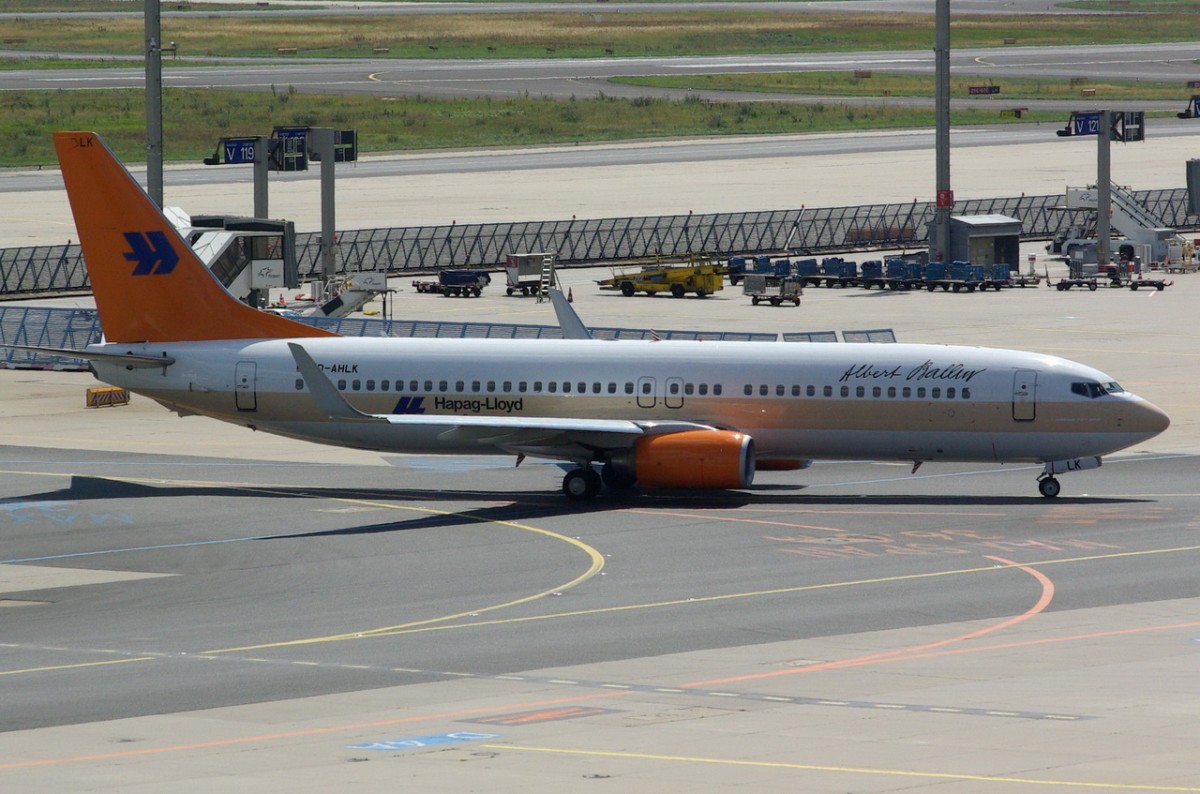 D-AHLK TUIfly Boeing 737-8K5 (WL)    gelandet in Frankfurt am 15.07.2014