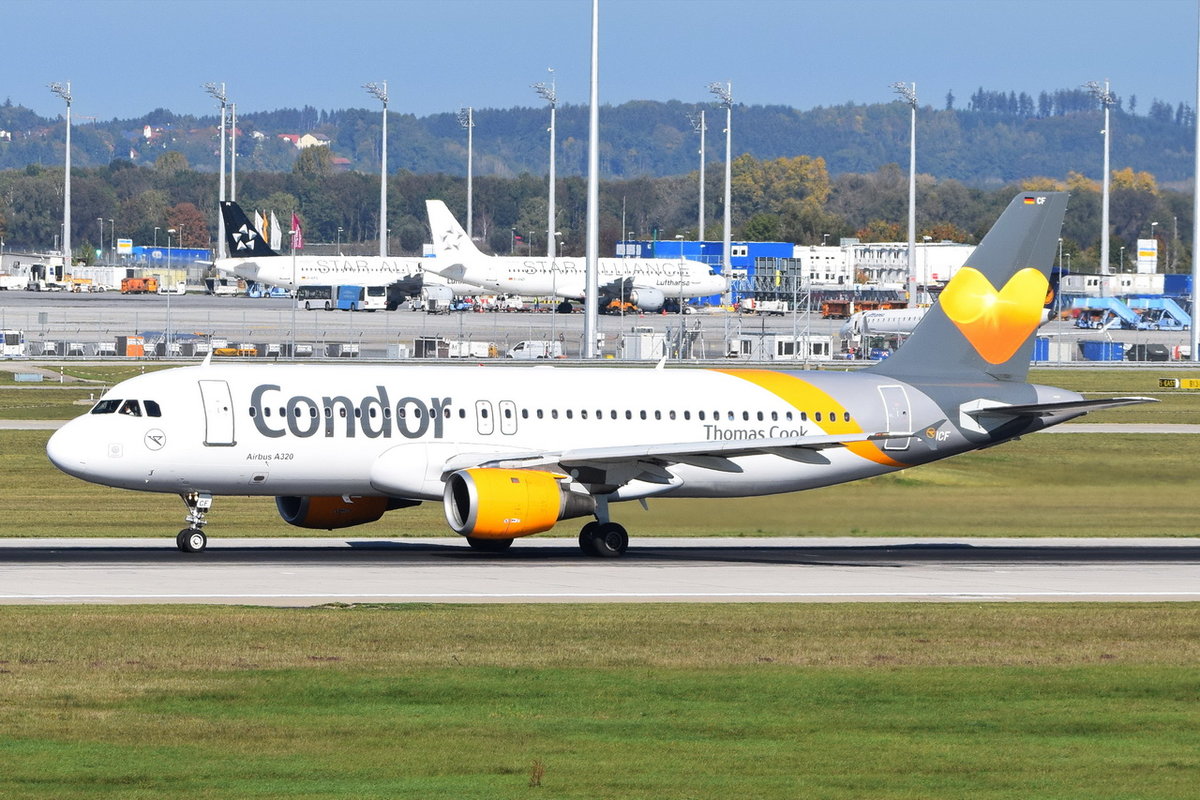 D-AICF Condor Airbus A320-212 , 12.10.2018 , MUC