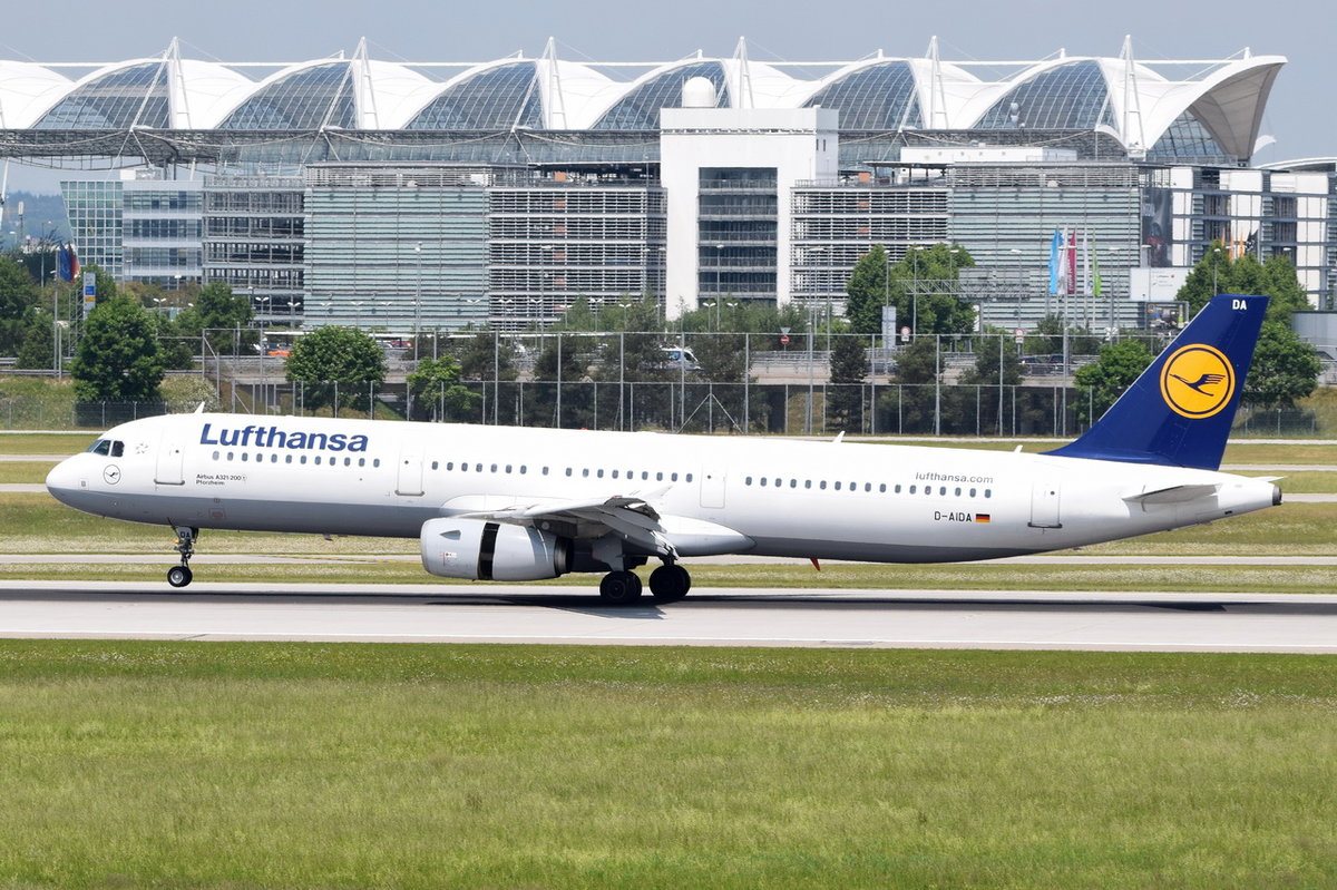 D-AIDA Lufthansa Airbus A321-231  Pforzheim   , MUC , 03.06.2017