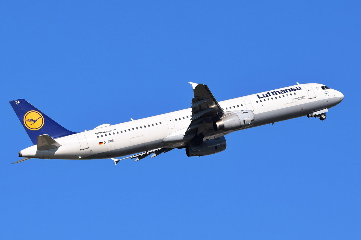 D-AIDA Lufthansa Airbus A321-231  Pforzheim   , MUC , 14.10.2018