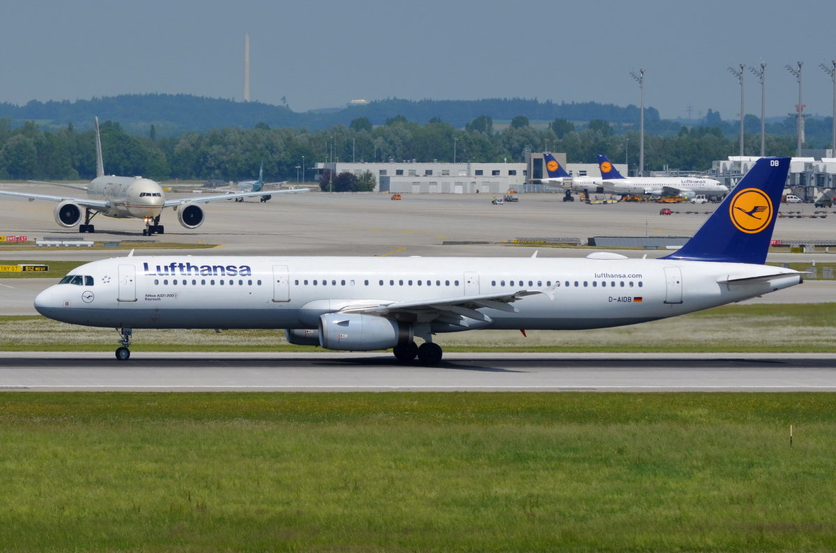 D-AIDB Lufthansa Airbus A321-231  Bayreuth   , MUC , 03.06.2017