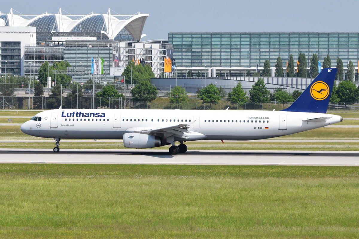 D-AIDT Lufthansa Airbus A321-231  ,MUC , 03.06.2017